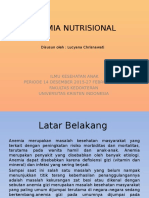 Anemia Nutrisional