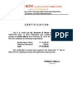 Aerokim Certification