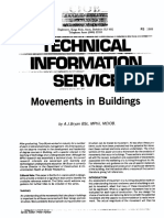 Technical Information-Movement of The Buidling