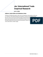 144 - Trade Secrets: International Trade Policy and Empirical Research