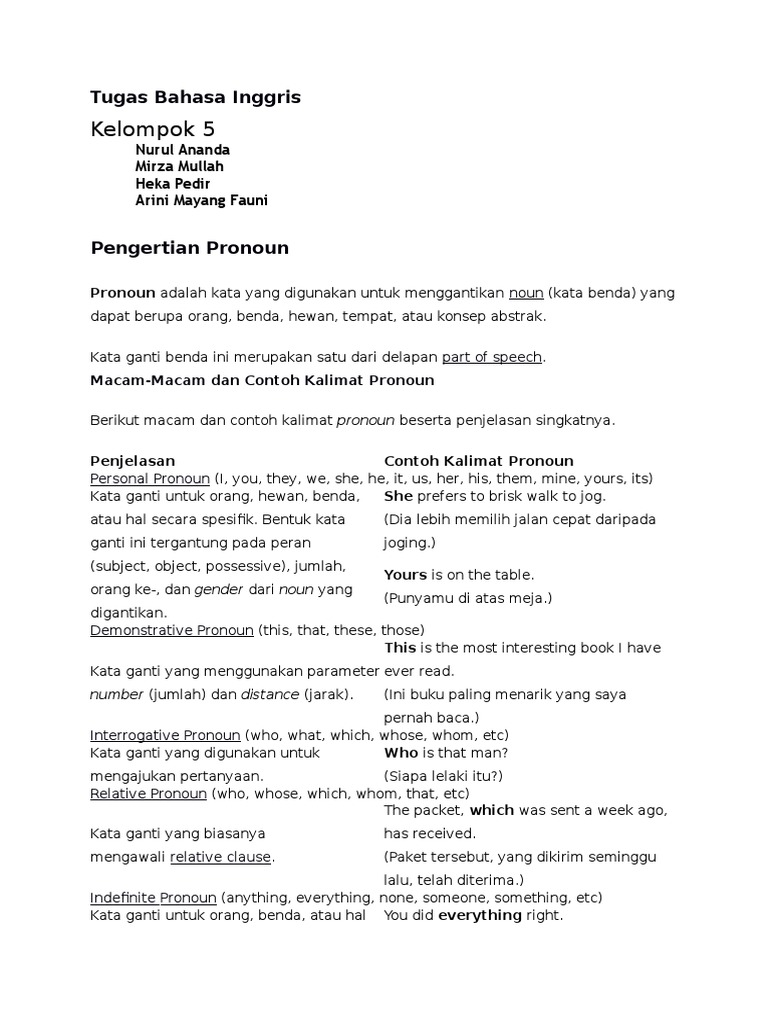 Demonstrative adjectives picture