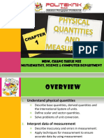 Chapter 1 - Physical Quantities and Measurement Dbs1012
