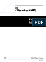 Design Notes: Lowćvoltage Differential Signaling (LVDS)