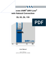 VWR Binder DRY-Line Drying Oven With Natural Convection DL 53, DL 115 - EN - 301115 - User Manual PDF