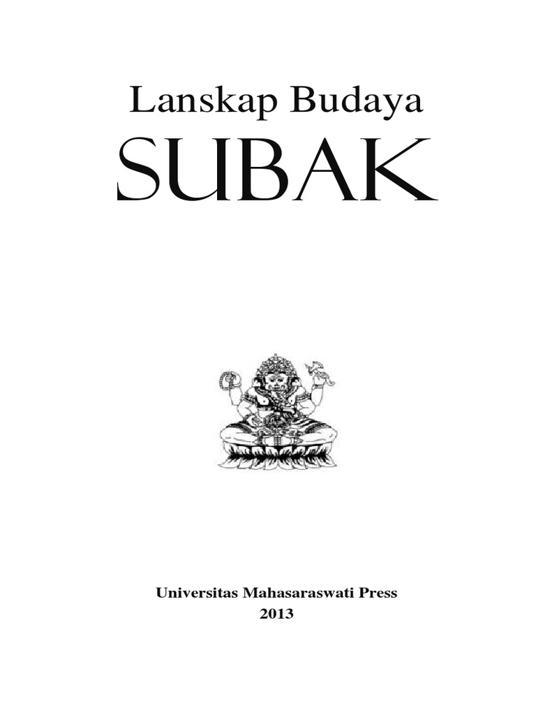 Lanskap Budaya Subak