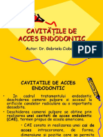 Cavitate de Acces Endodontic