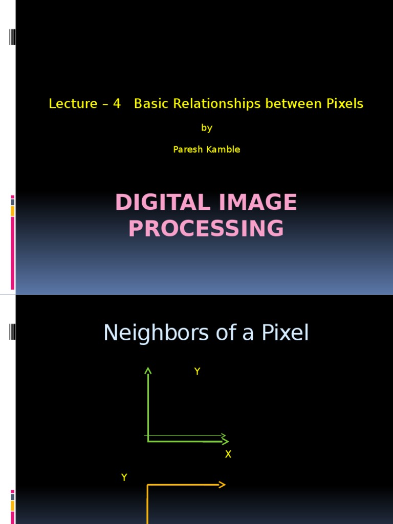 Pixel Adjacency and Connectivity Explained | PDF | Geometry ...