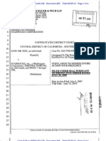 Jane MK Doe v. Starbucks, et al. Stipulation to Dismiss the Entire Action With Prejudice