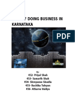Ease of Business in Karnataka