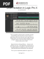 Download Drum Notation in Logic Pro X by ErdemTzen SN324209870 doc pdf