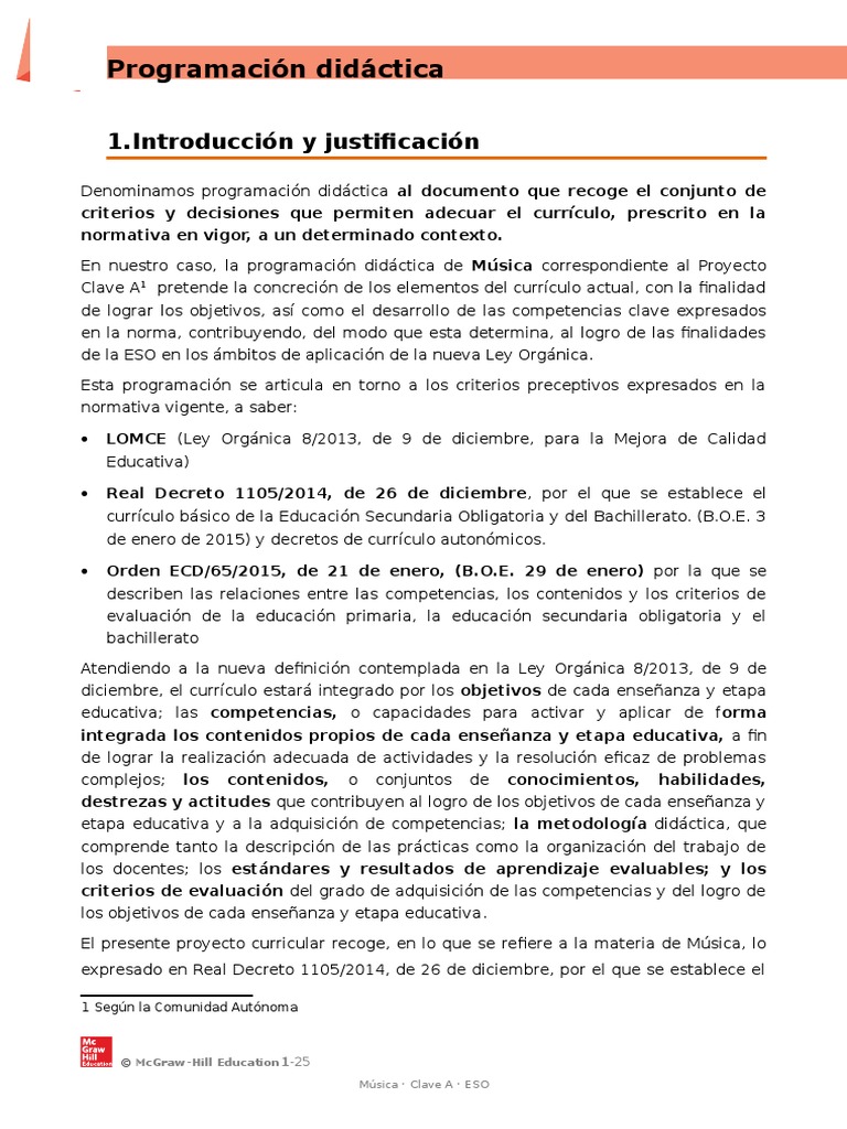 Programacion Didactica | PDF | Plan de estudios | Aprendizaje