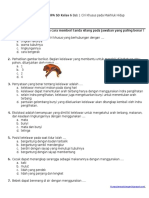 Soal Ulangan Harian Ipa Kelas 6 Bab 1 Ciri-Ciri Khusus Makhluk Hidup