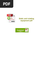 Static and Rotating Equipment PDF