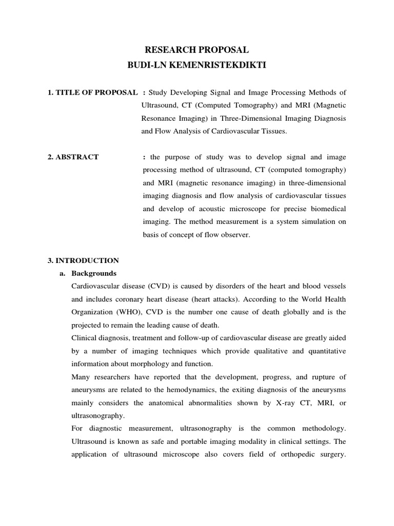 formulation of research proposal pdf
