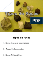 Descripcion de Los Tipos de Rocas