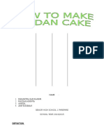 How to make pandan cake