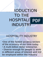 1 Introduction To Hospitality Industry