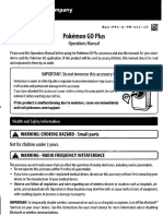 Pokémon Go Plus Manual