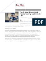 Trash Your Porn - Quit Masturbating and Crush Life