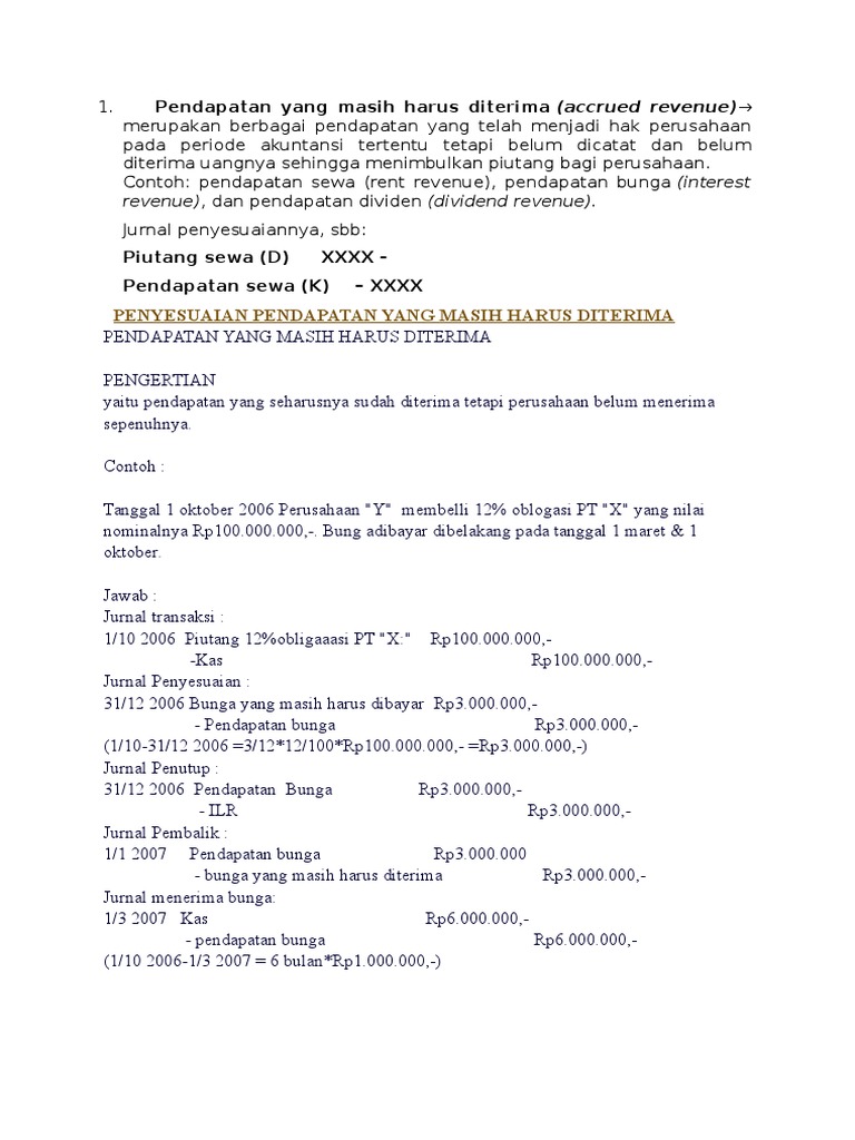 Akuntansi_Pendapatan Yang Masih Harus Diterima