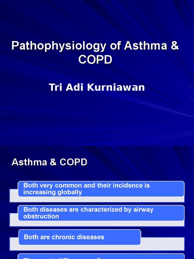 Asthma and COPD Pathophysiology Overview | PDF | Asthma | Chronic ...
