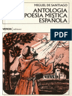 MIGUELO de SANTIAGO - Antologia de Poesia Mistica Española