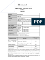 Intermediate Accounting Ii: ADM3340 A Fall 2016