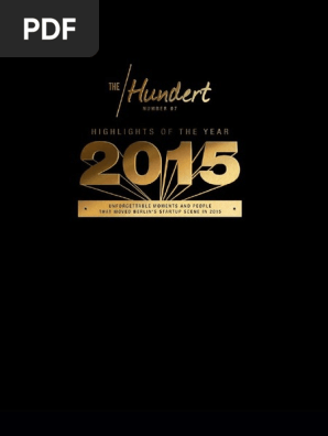 The Hundert Vol 7 Highlights Of The Year 15 Venture Capital Business