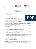 Programa III Jornadas de Formación Docente y I Jornadas de Prácticas de La Enseñanza