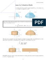 Volumes by Cylindr Ical Shells