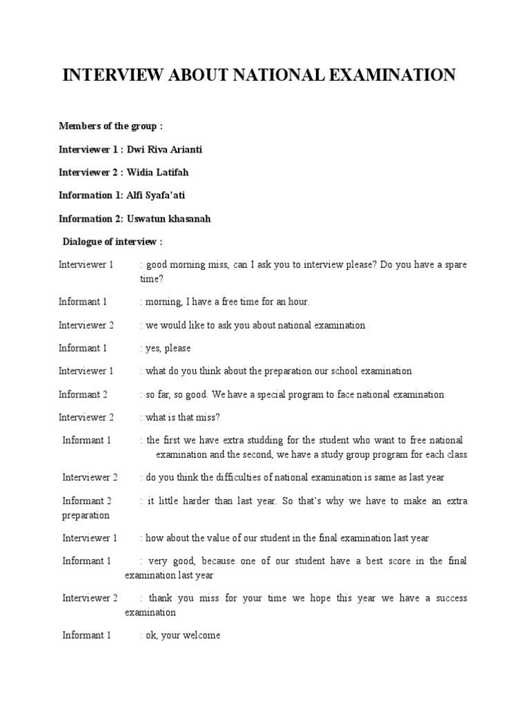 Insights on National Examination Prep | PDF