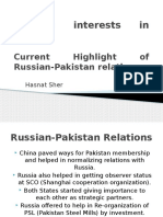 Russian Interests in Syria: Current Highlight of Russian-Pakistan Relations