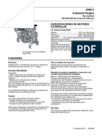 Especificaciones de Motores Caterpillar: 3406 C Industrial Engine