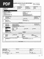 Downers Grove Police Report On Ron Sandack