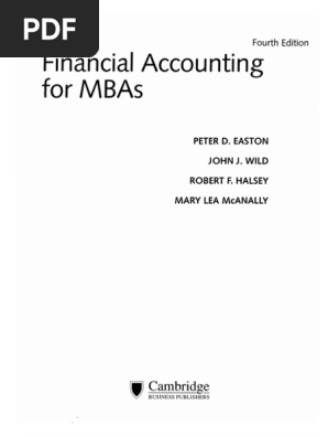 Financial Accounting For Mbas | PDF | Business