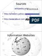 Information Websites