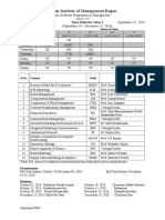 Time Table Term v PGP 2015-17