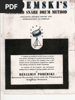 Intermediate Snare Drum Studies - Mitchell Peters | PDF
