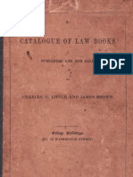 Catalogue of Law Books