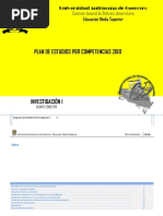 Programa de Investigacion i