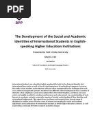 Download The Development of the Social and Academic Identities of International Students in English Speaking Higher Education Institutions by Dita Noor Fitriani SN324279171 doc pdf
