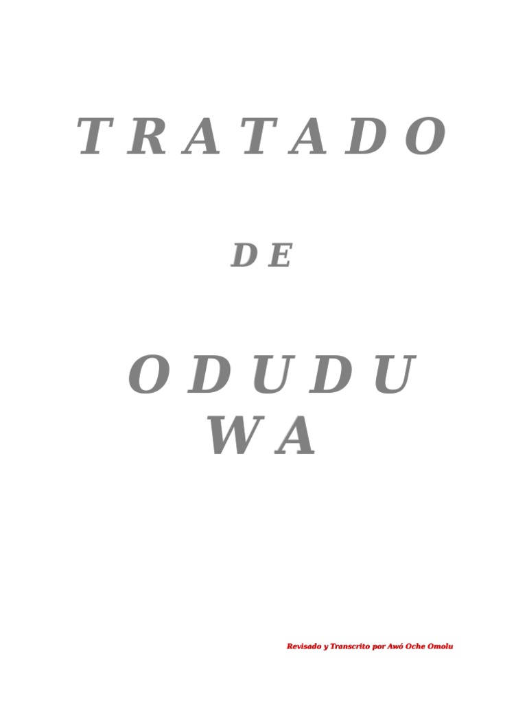 Tratado de Oddua - v1 | PDF | eucaristía | Religión y creencia