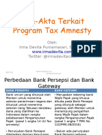 Materi Irma Devita-Akta Terkait Program Tax Amnesty