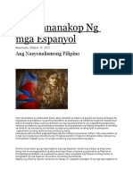 Ang Pananakop NG Mga Espanyol