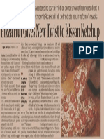 ET Pizza Hut Gives New Twist to Kissan Ketchup Tcm1255 434990