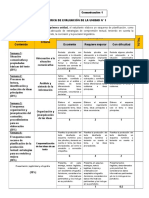 Rúbrica de Evaluación de Comu 1 Unidad 1