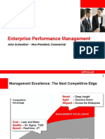 Enterprise Performance Management: John Schweitzer - Vice President, Commercial