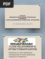 CHAPTER 4 (Close relationship and affiliation)