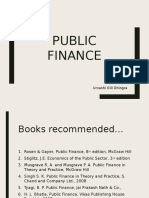 Public Finance: An Introduction