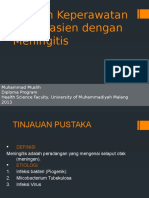 Asuhan Keperawatan Pada Pasien Dengan Meningitis